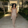 Zallira - Shimmer Fishtail Maxi Dress