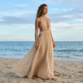 Tatiana - Draped Georgette Maxi Dress