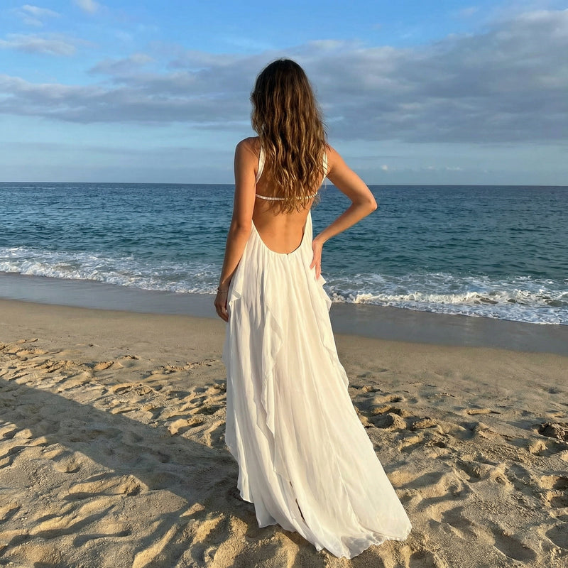 Zylena - Ruffle Maxi Dress