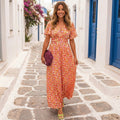 Louise - Maxi Dress with V-Neck