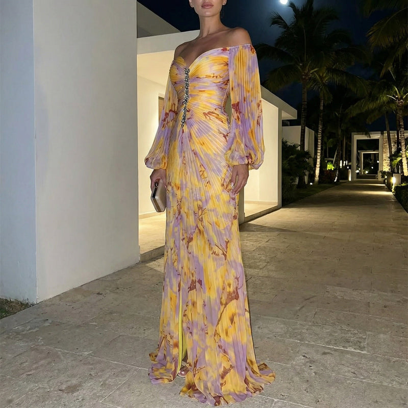 Gisselle - Elegant V-Neck Dress