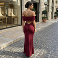 Azrya - Elegant Backless Maxi Dress