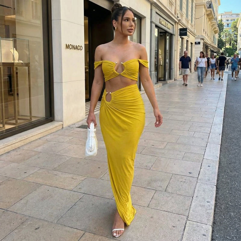 Cut-Out Maxi Set