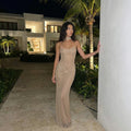 Zallira - Shimmer Fishtail Maxi Dress