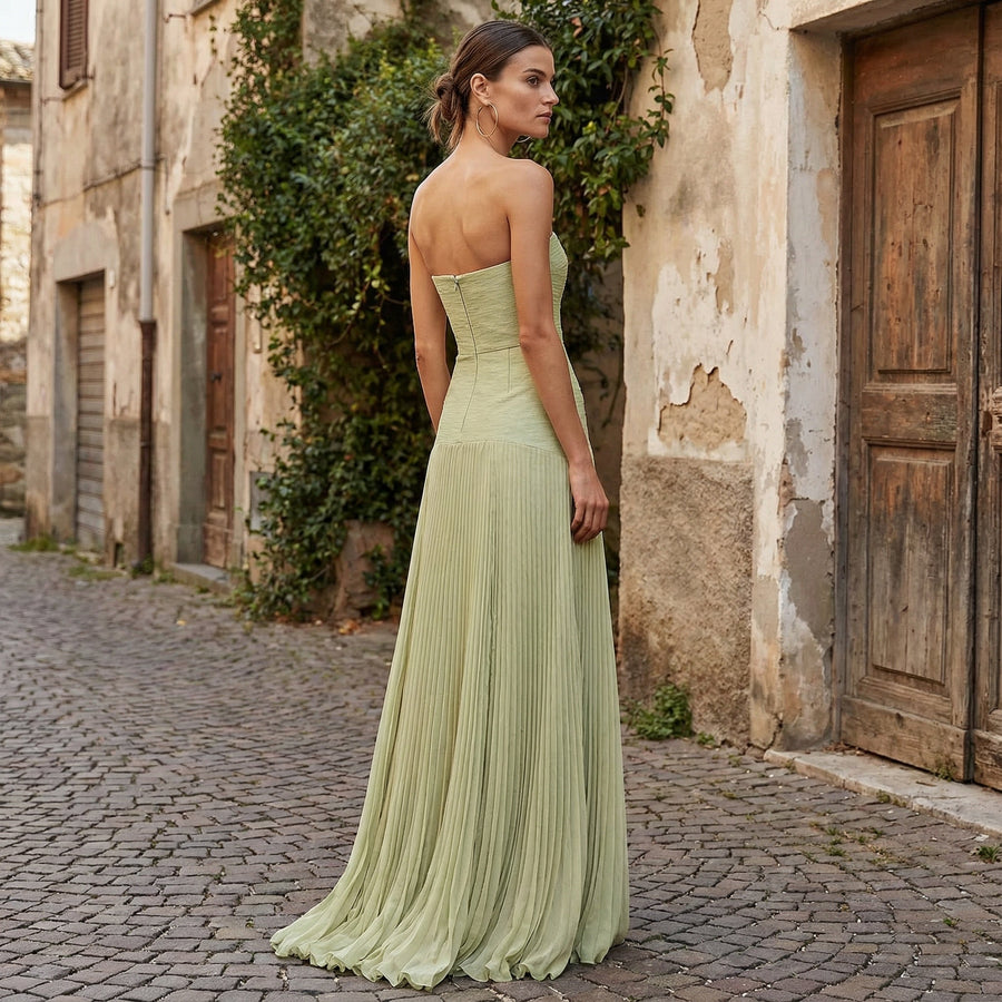Zynella - Sleeveless Drop-Waist Maxi Dress