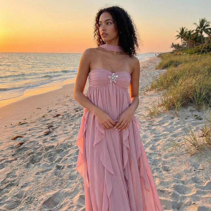 Zylena - Ruffle Maxi Dress