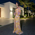 Gisselle - Elegant V-Neck Dress