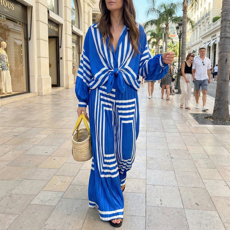 Oversized Printed Top & Pants Set