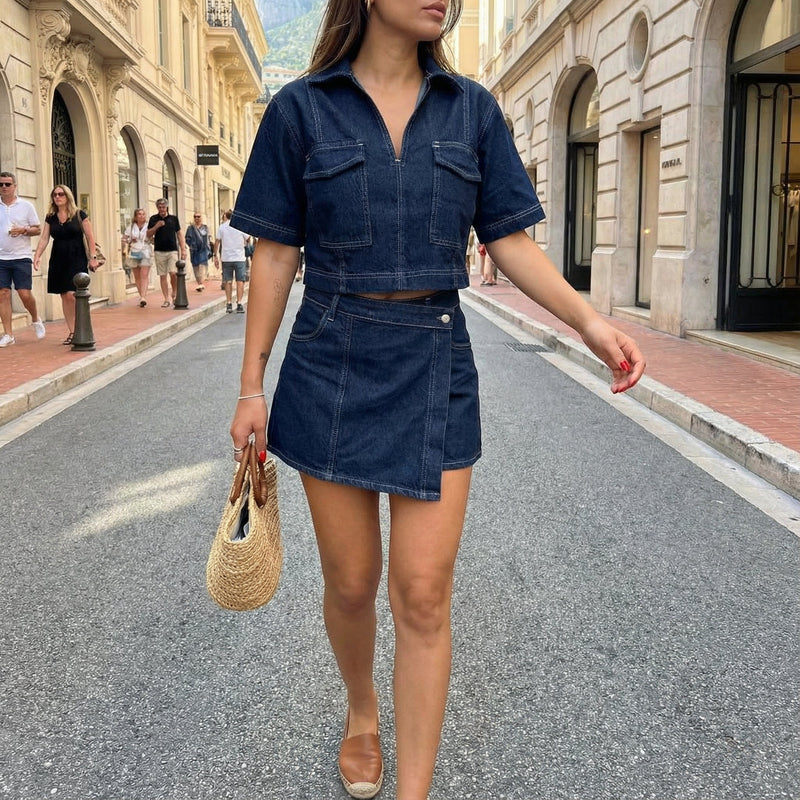 Jade Denim Set