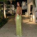 Valeriana - Sequins Maxi Dress