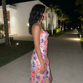 Penelope - Floral Slit Dress