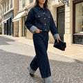 Turn-Up Denim Set