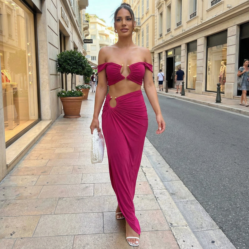 Cut-Out Maxi Set