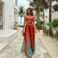 Valencia - Twist Front Maxi Dress