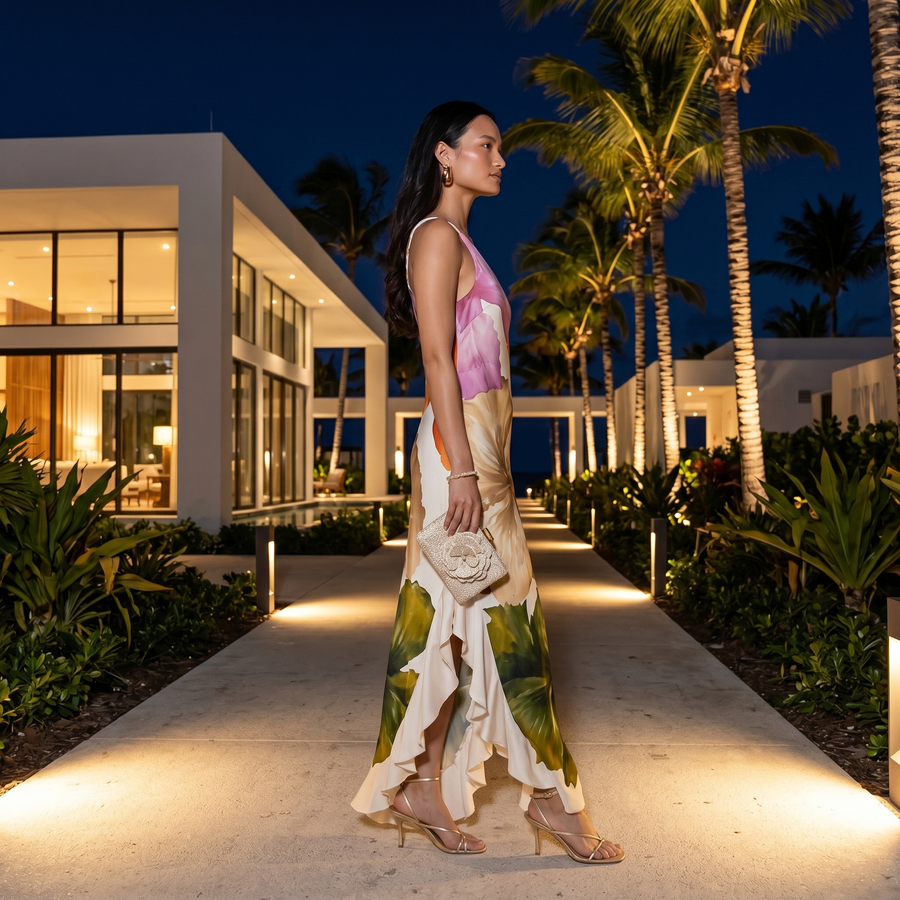 Aurelia - One-Shoulder Maxi Dress