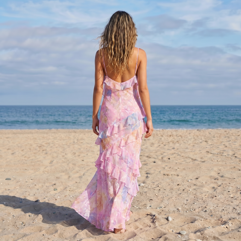 Margaux - Ruffle Maxi Dress