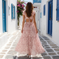 Solara - Chiffon Cutout Maxi Dress