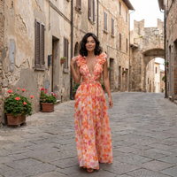 Orange Floral