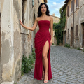 Ciara – Draped Corset Maxi Dress