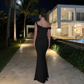 Angela - Asymmetric Maxi Dress