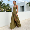 Tennessee – Asymmetric Scarf Maxi Dress