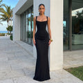 Alicia – Draped Sculpting Maxi Dress