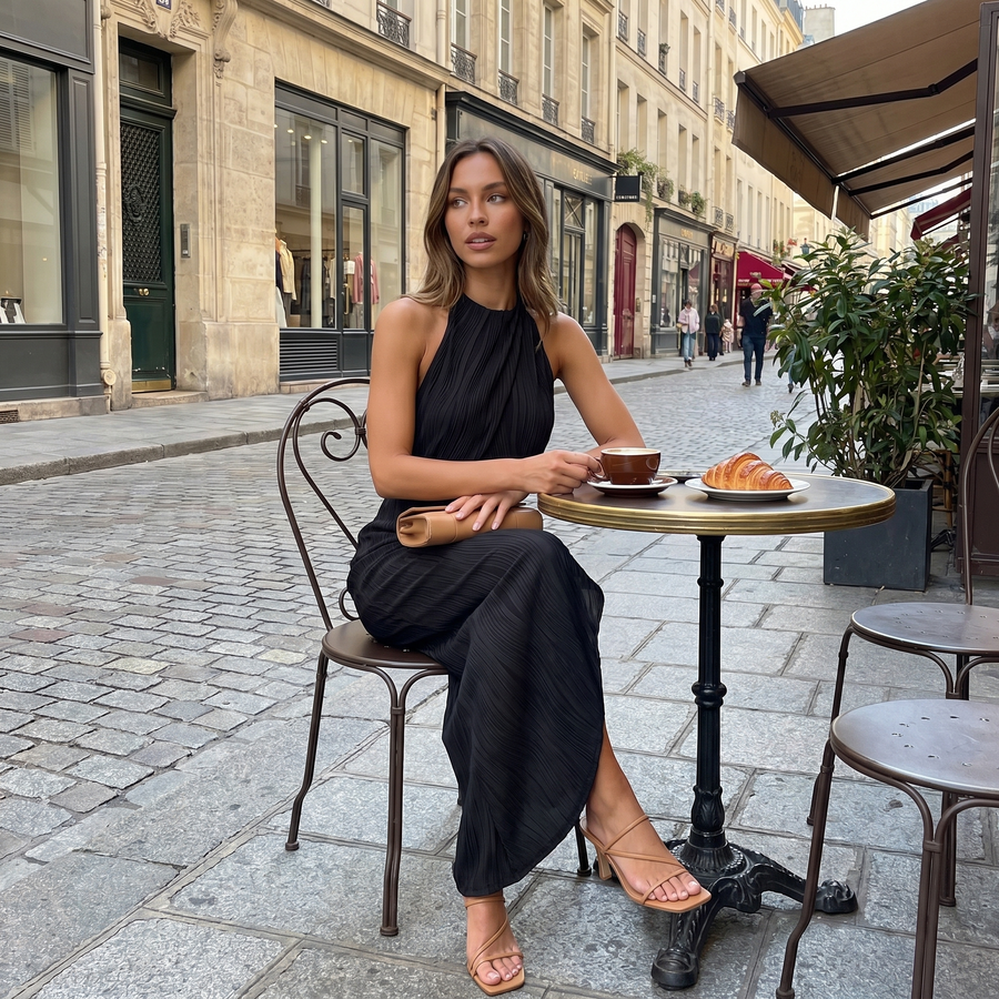 Shyann - Elegant Pleated Dress