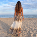Savina – Beaded Halter Maxi Dress
